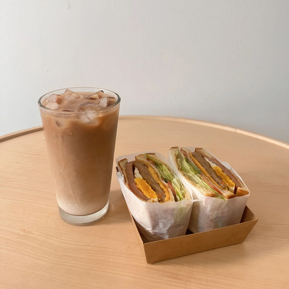 Taiwanese Club Sandwich Combo